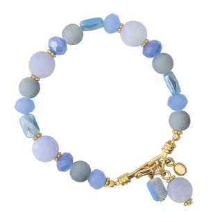 PW B-Blue Beaded