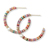 PW E-Multi Color Bead Hoops