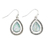 PW E-Oval Mint w Rope Frame