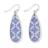 PW E-Blue & White Patterned