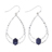 PW E-Slvr Textured Blue Stone