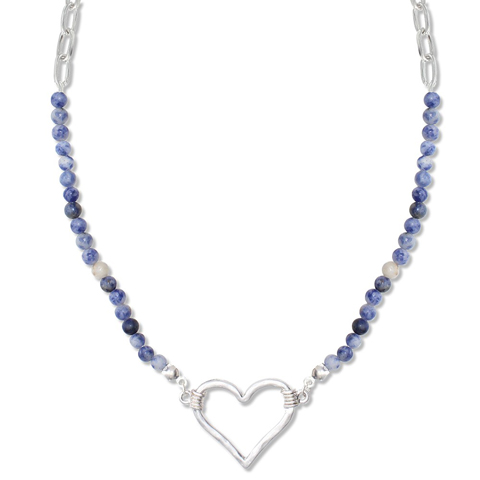 PW N-Blue Sodalite & Heart