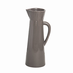 Transpac Gray Ground Pitcher