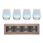 Transpac Rainbow Bev Glasses