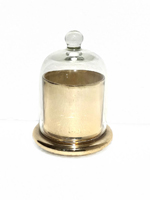 Transpac Gld Mrc Jar w/ Cloche S