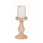 Transpac Wood Candle Holder S
